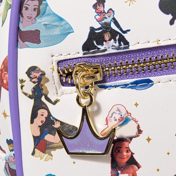 Loungefly Disney Princess Dress Silhouettes Mini Backpack NWT